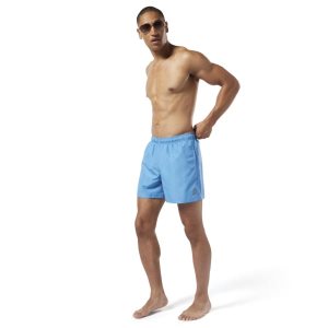 Spodenki Męskie Reebok Beachwear Basic Boxer Niebieskie PL 49VLTAO